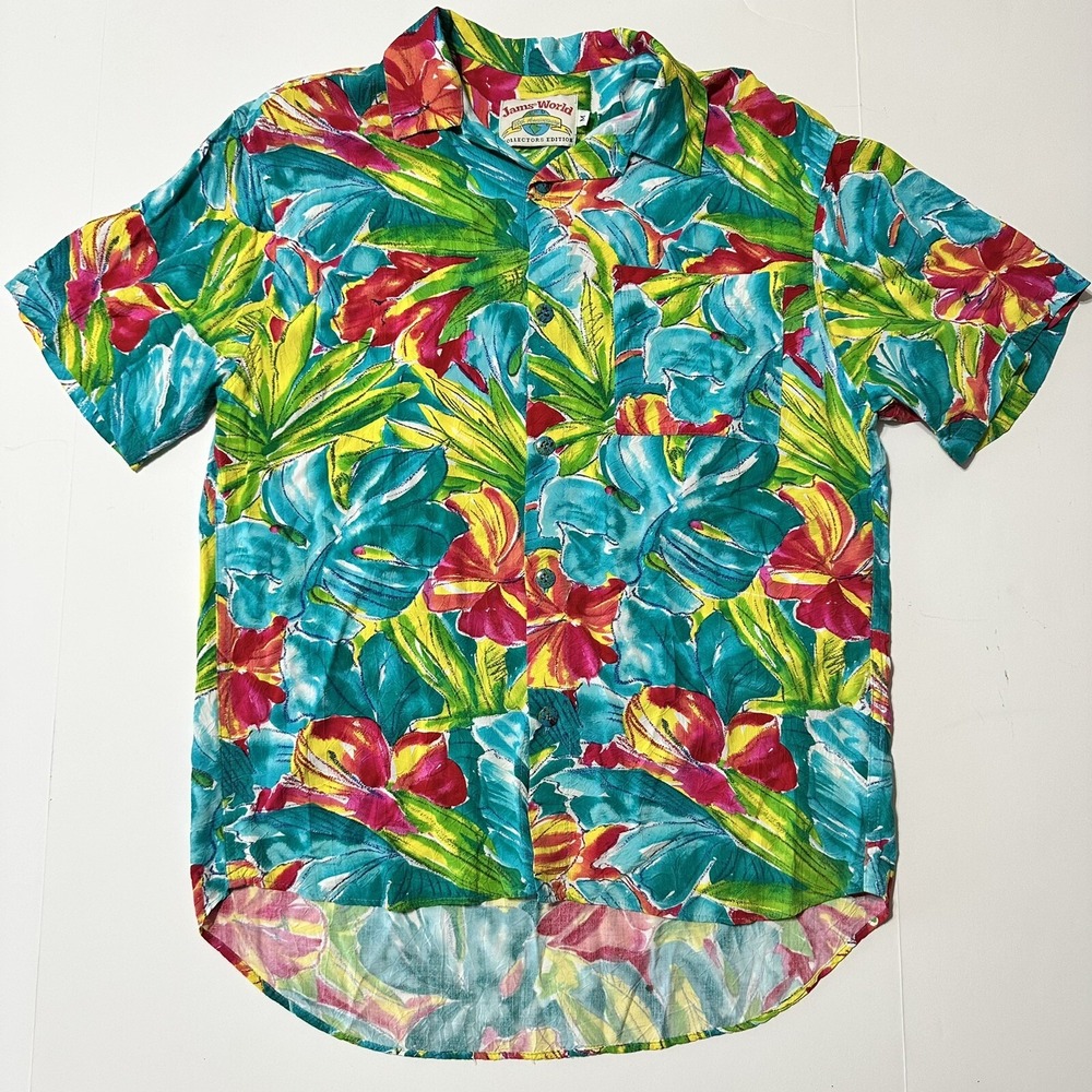 Vintage‎ Jams World 30th Anniversary Hawaiian Shirt Collectors Edition Sz Medium